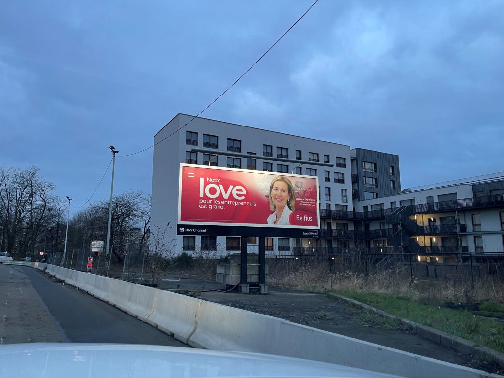 Campagne Belfius – Notre Love pour les entrepreneurs est grand.