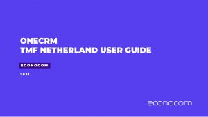 Visual OneCRM Userguide
