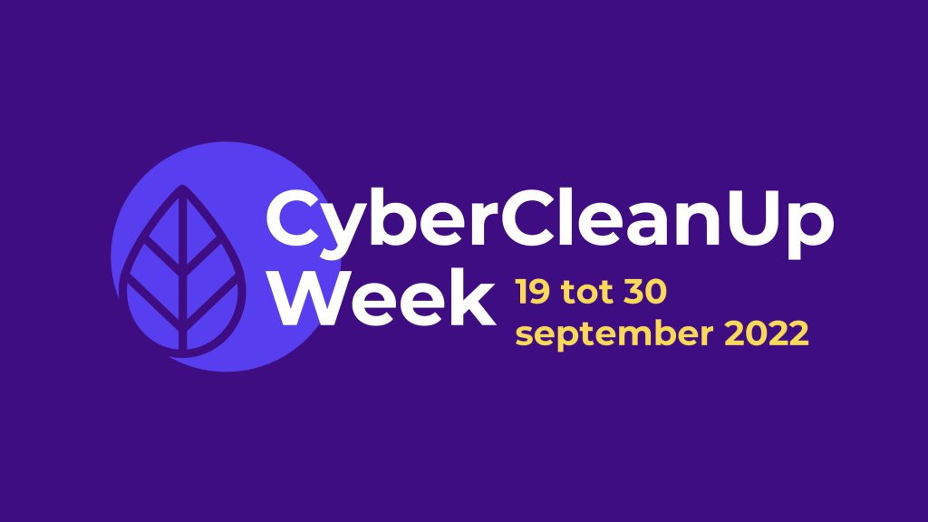 Update Cyber Clean-up week